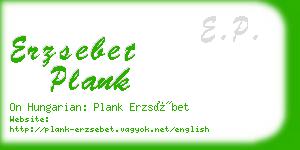 erzsebet plank business card